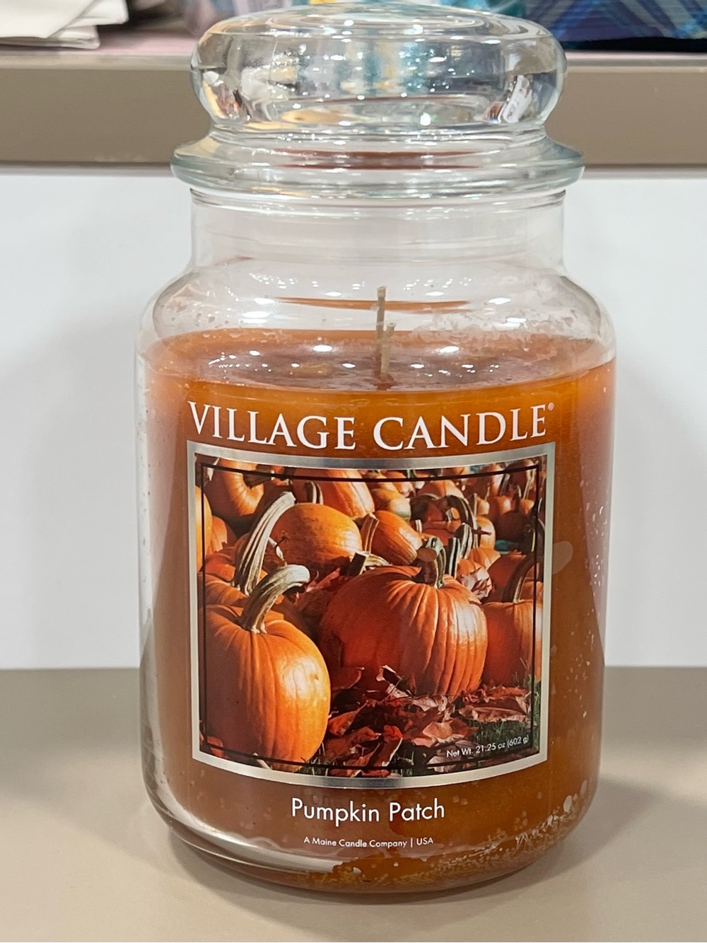 Village Candle Pumpkin Patch Scented Jar Candle - Orange